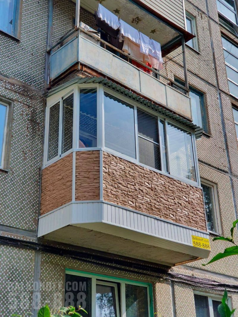 Балконы снаружи