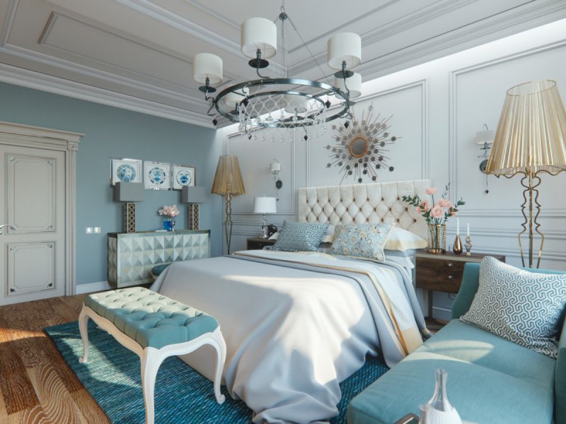 Спальни luxury неоклассика