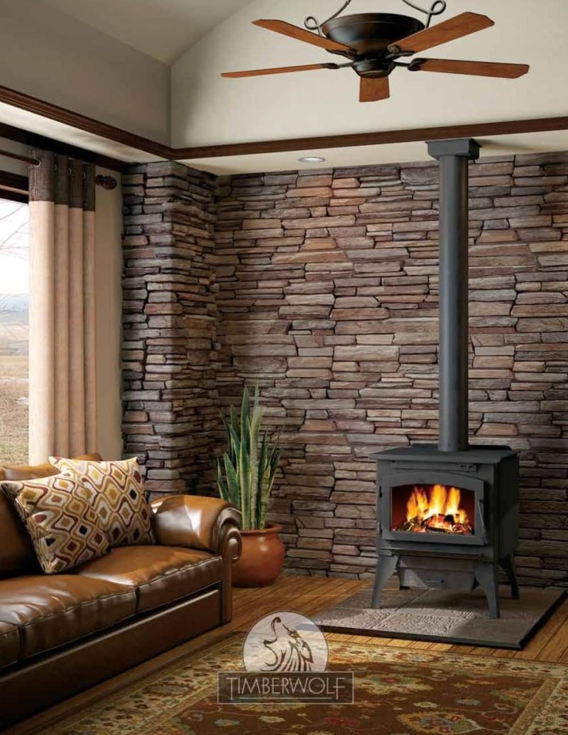 Дровяная печь-камин fireplace hordo