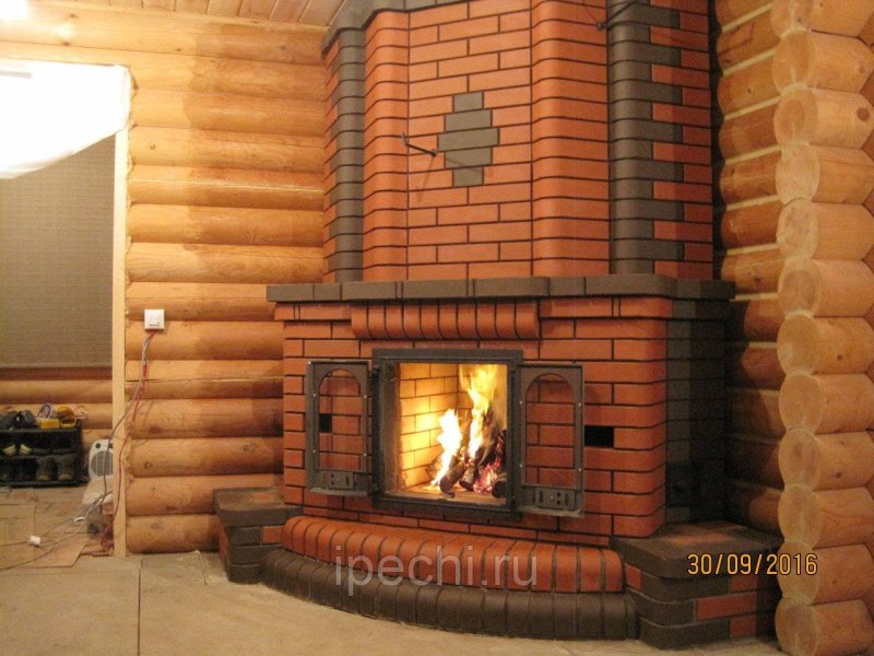 Печи камины из кирпича