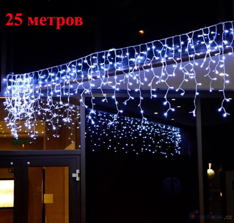 Уличная светодиодная гирлянда бахрома