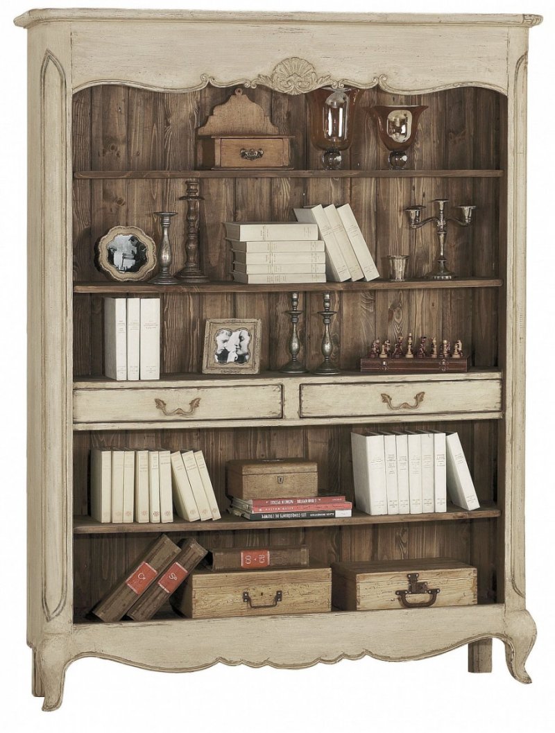 Книжный шкаф прованс кантри