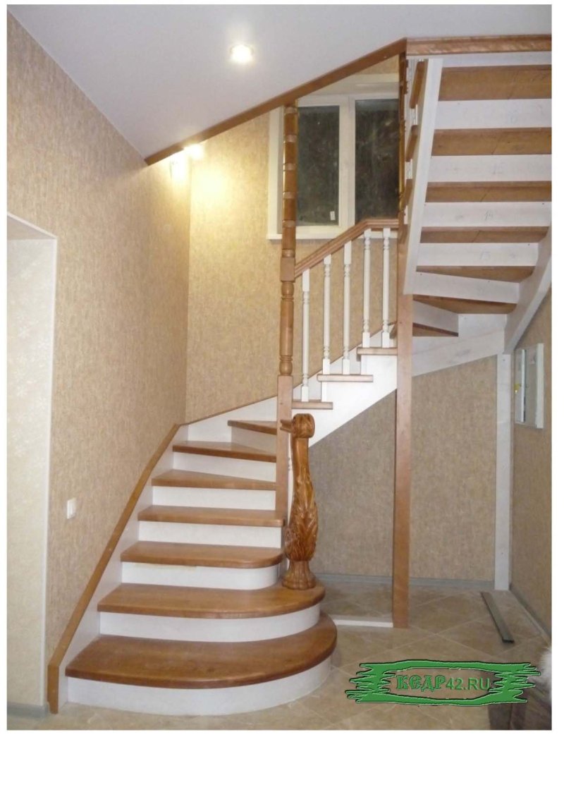 Лестница из березы