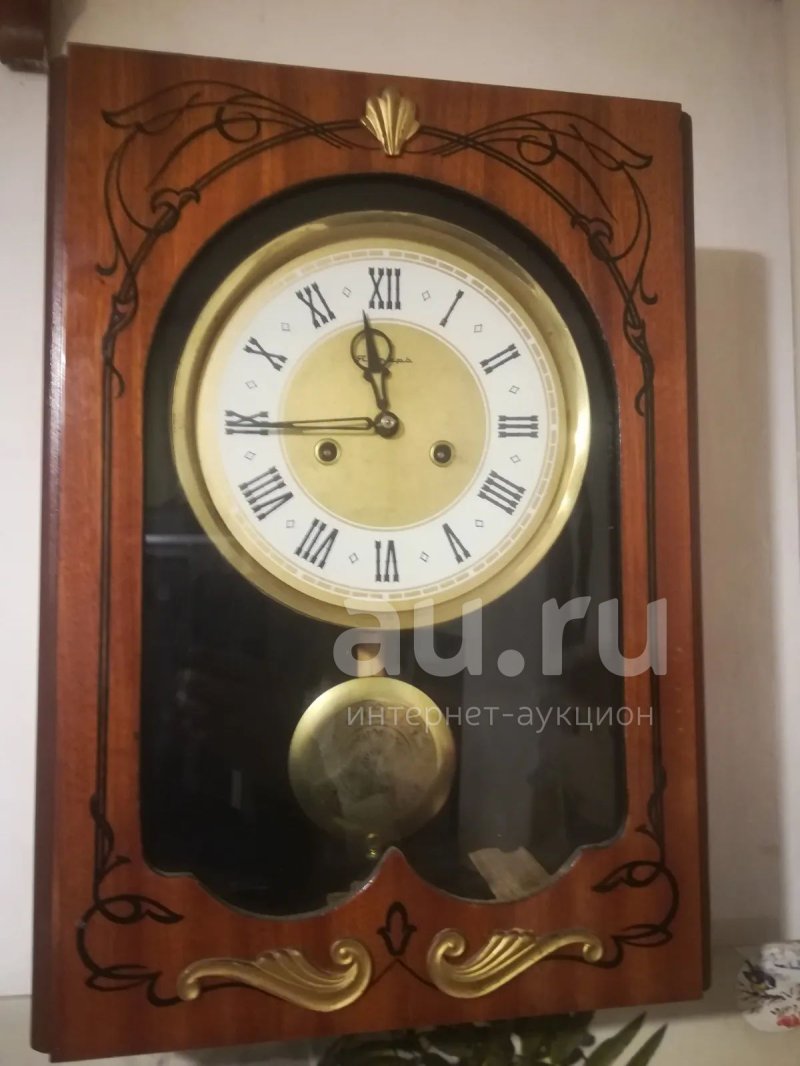 Часы очз янтарь настенные с боем