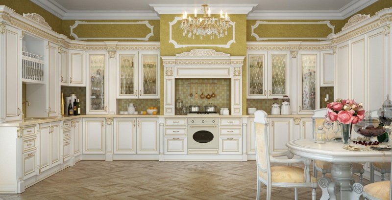 Дизайн кухни в классическом стиле
