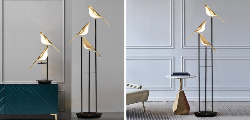 Подвесной светильник bird lamp mathieu challieres