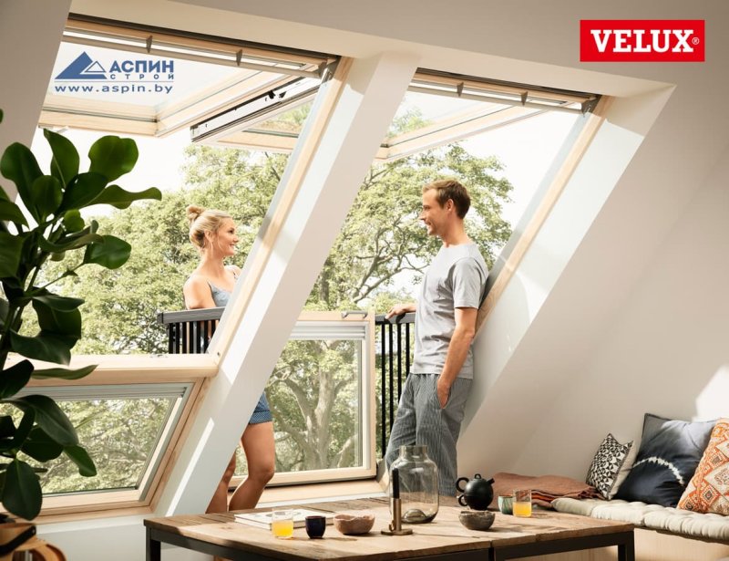 Мансардное окно velux