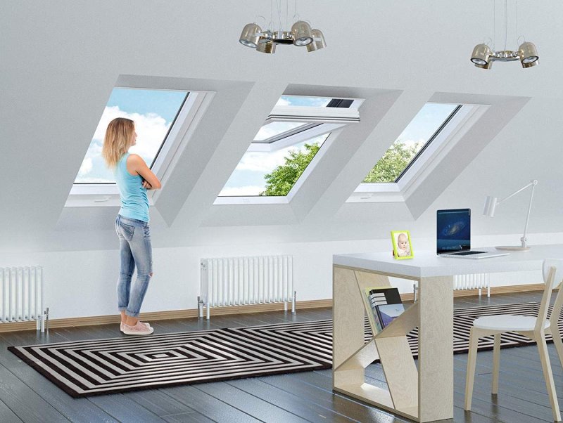 Мансардное окно velux