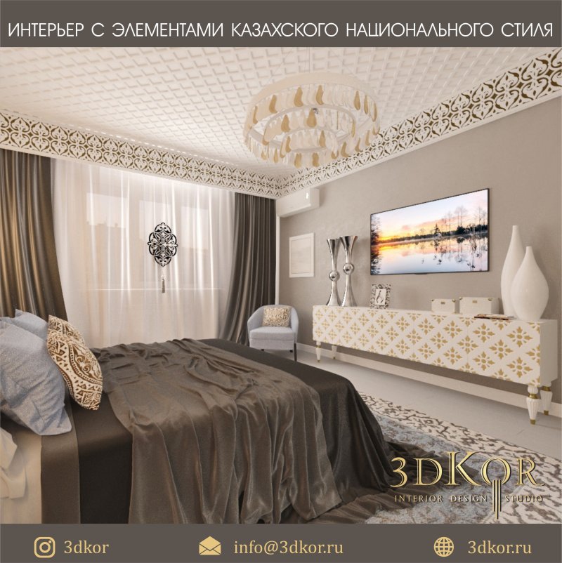 Интерьер спальни в современном