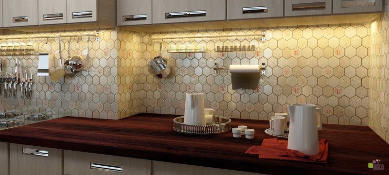 Плитка для кухни на фартук