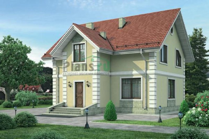 Проект дома из пеноблоков