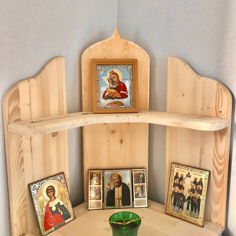 Иконостас домашний угловой