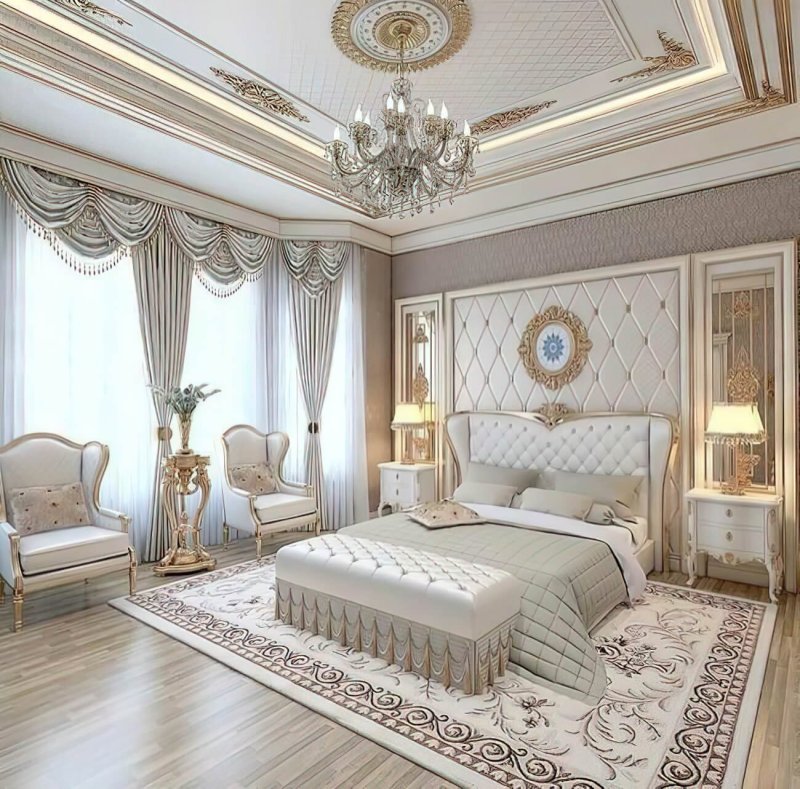 Королевская спальня luxury antonovich design
