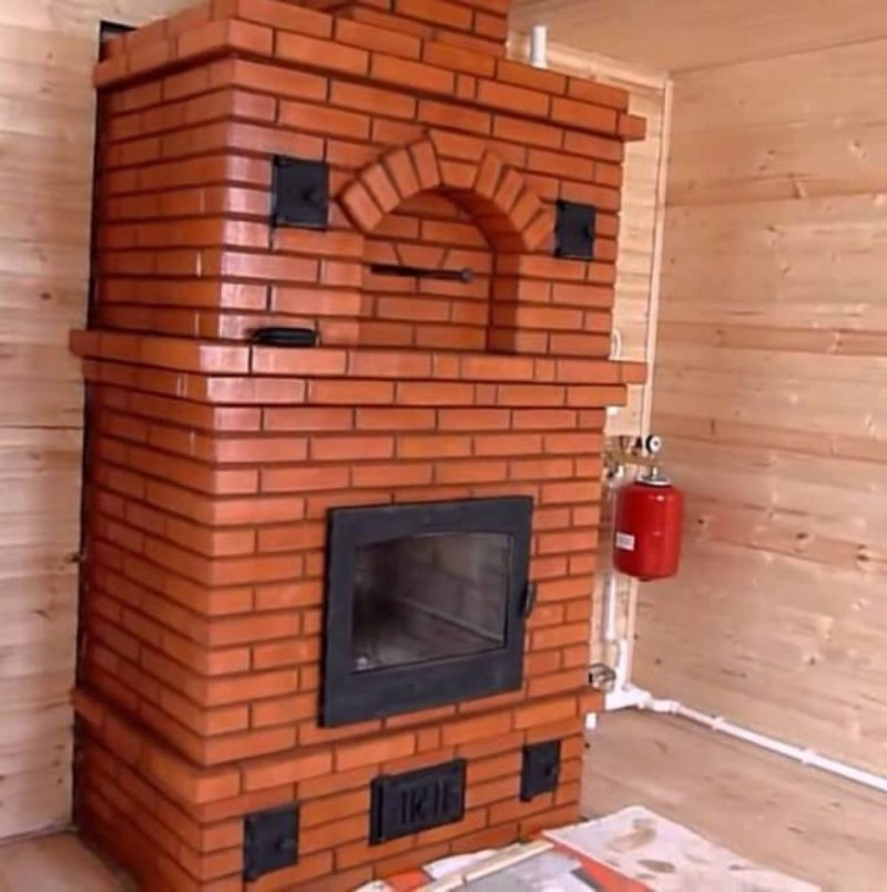 Отопительная печь из кирпича