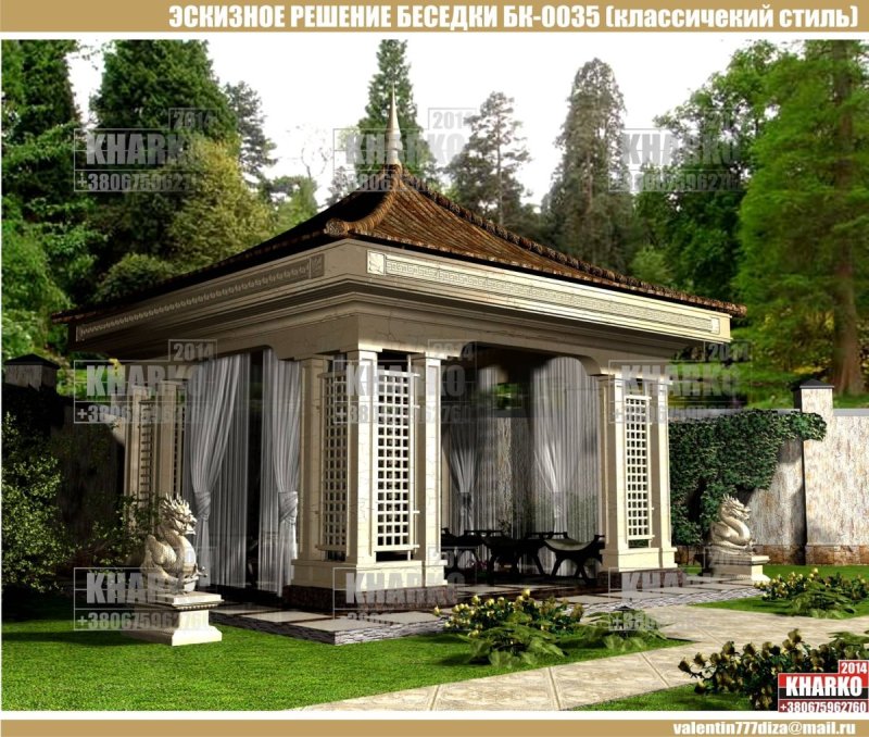 Беседка в английском стиле