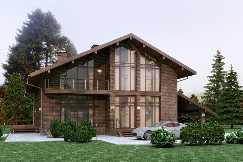 Дом из клееного бруса starkwood проект берн