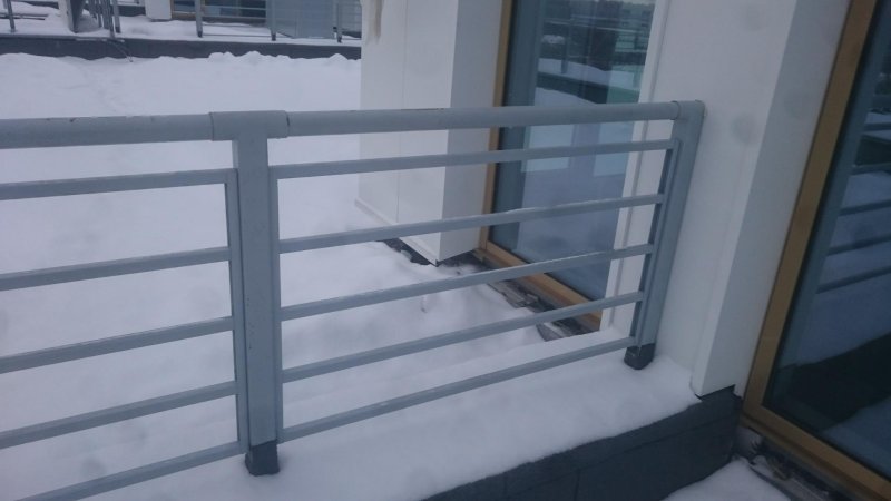 Ограждение балкона из нержавеющей стали