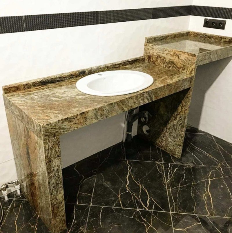 Столешницы из мрамора имперадор дарк