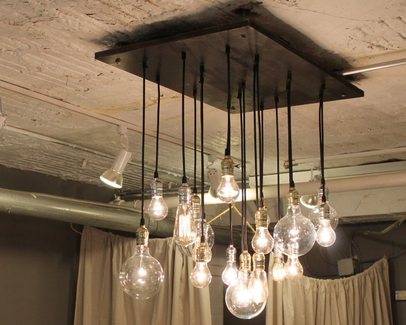 Люстра edison chandelier