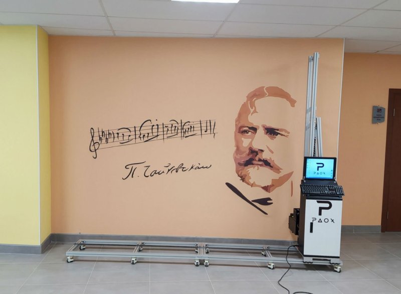 Принтер для печати на стенах