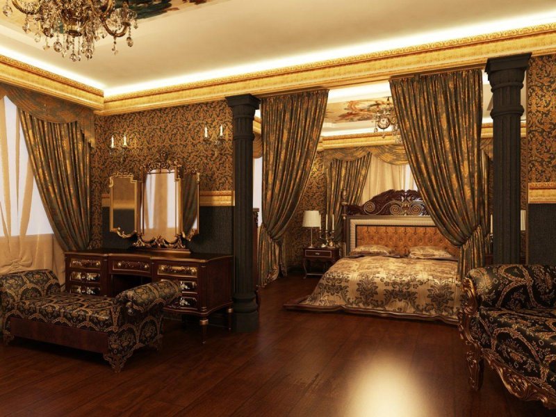 Спальня в стиле ампир