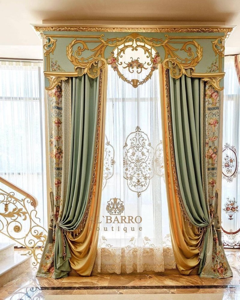 Шторы в стиле барокко