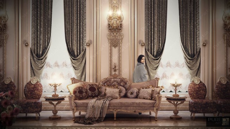 Luxury antonovich design гостиная