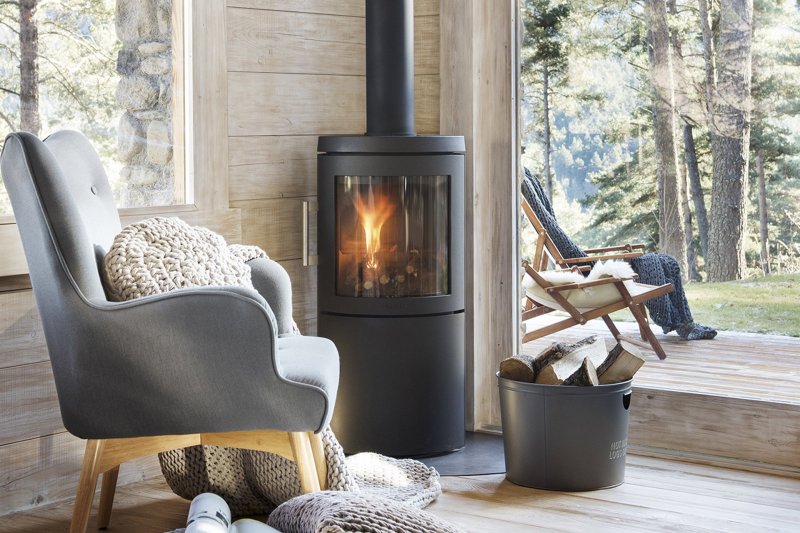 Дровяная печь-камин fireplace hordo