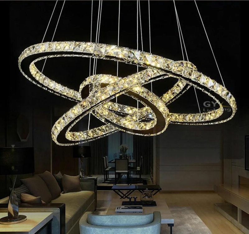 Modern led crystal chandelier люстра