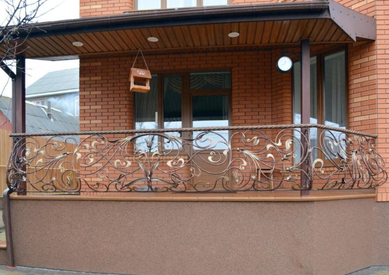 Кованые ограждения для балкона
