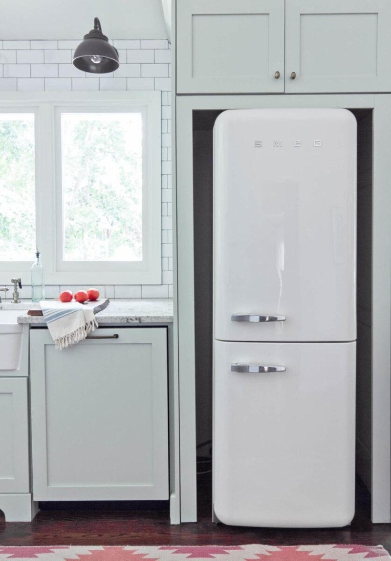 Холодильник smeg в интерьере