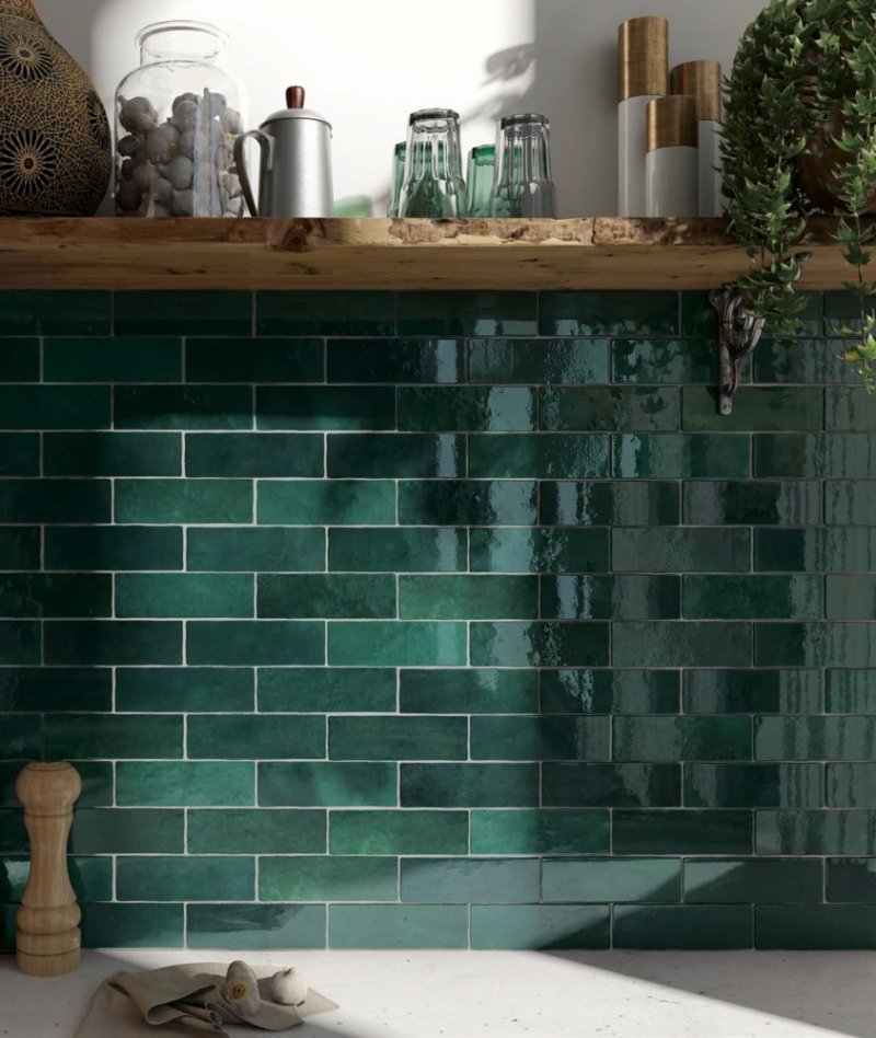 Плитка настенная equipe artisan moss green