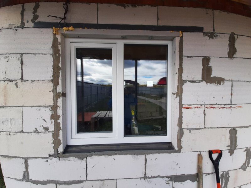 Окна в газобетонном доме