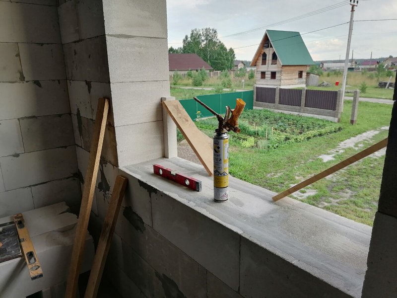 Окна в газобетонном доме