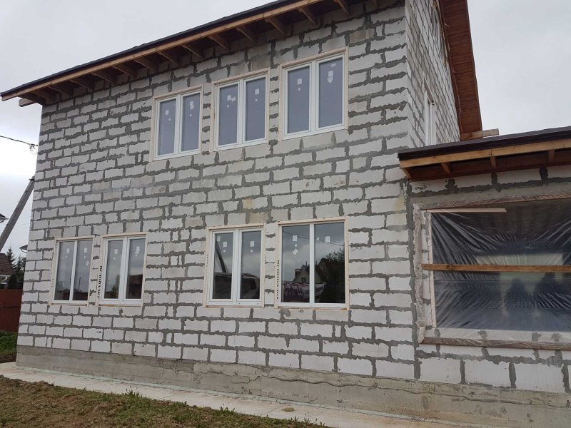 Дом из газобетона