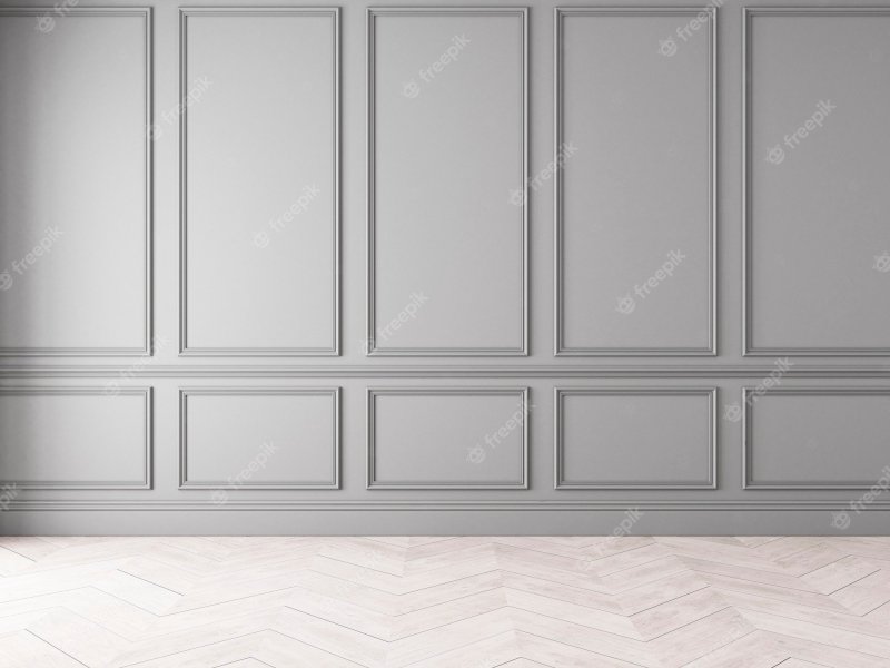 Стена с молдингами для фотошопа