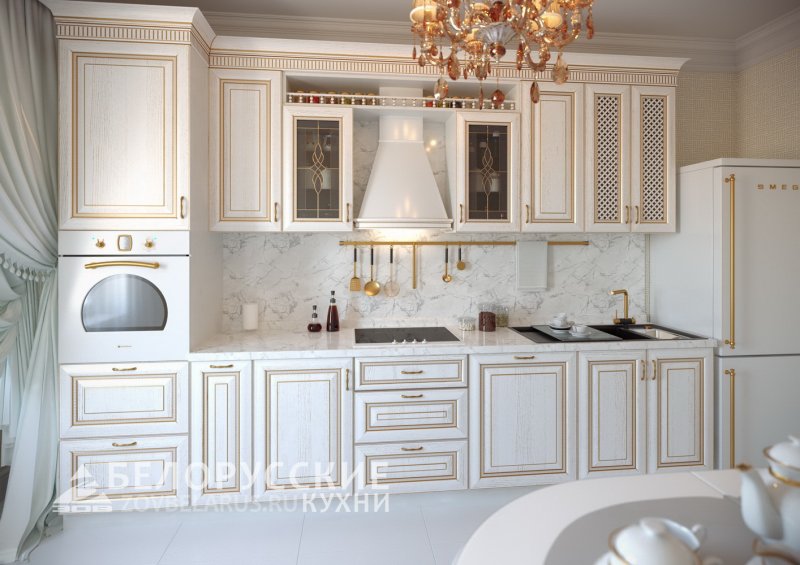 Кухня в классическом стиле светлая