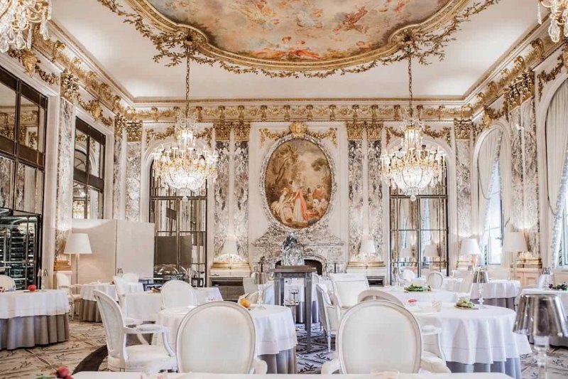 Ресторан le meurice париж