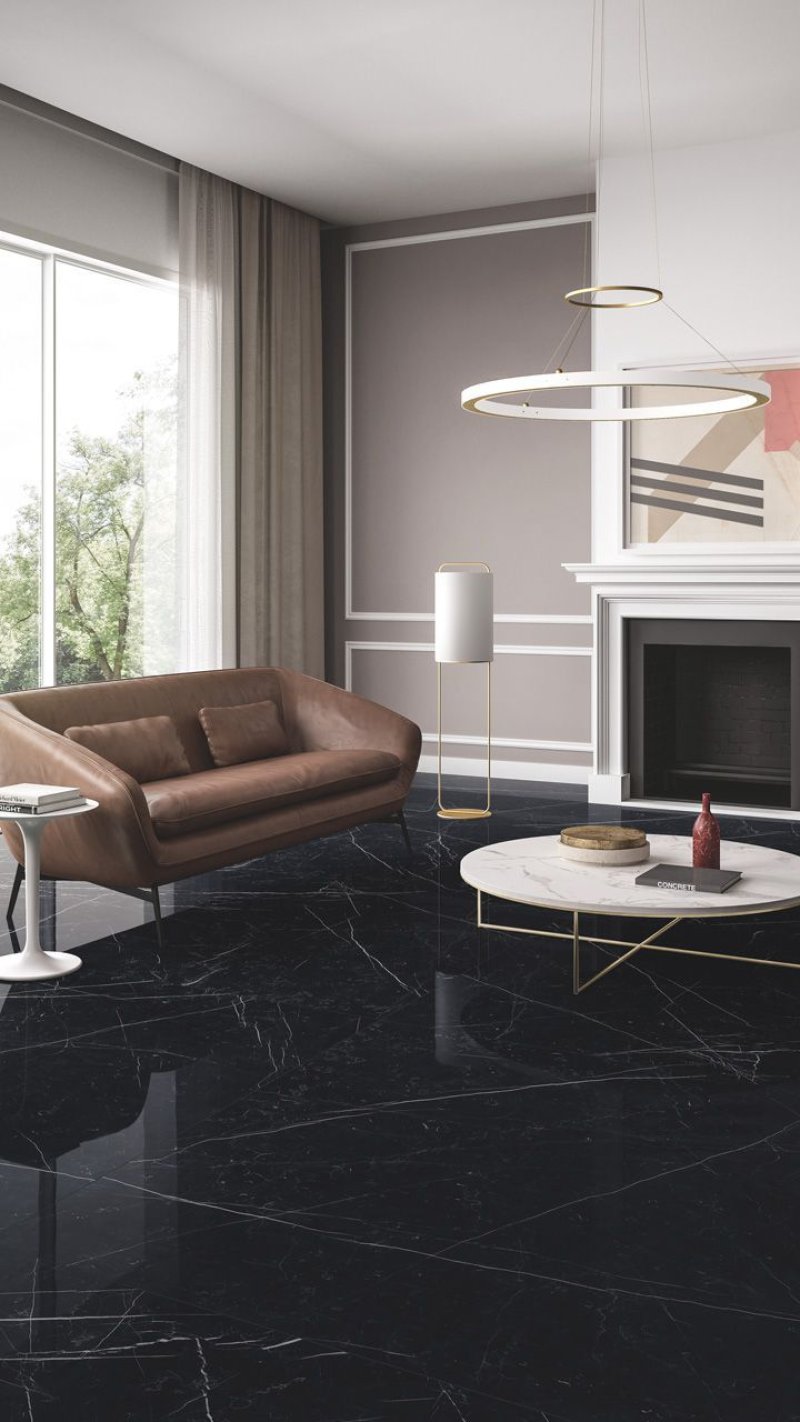 Керамогранит laparet nero marquina черный