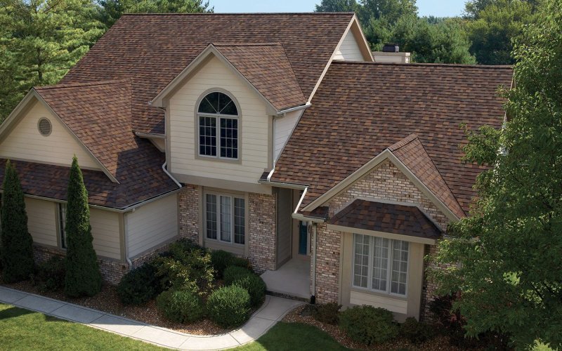 Gaf camelot ii barkwood