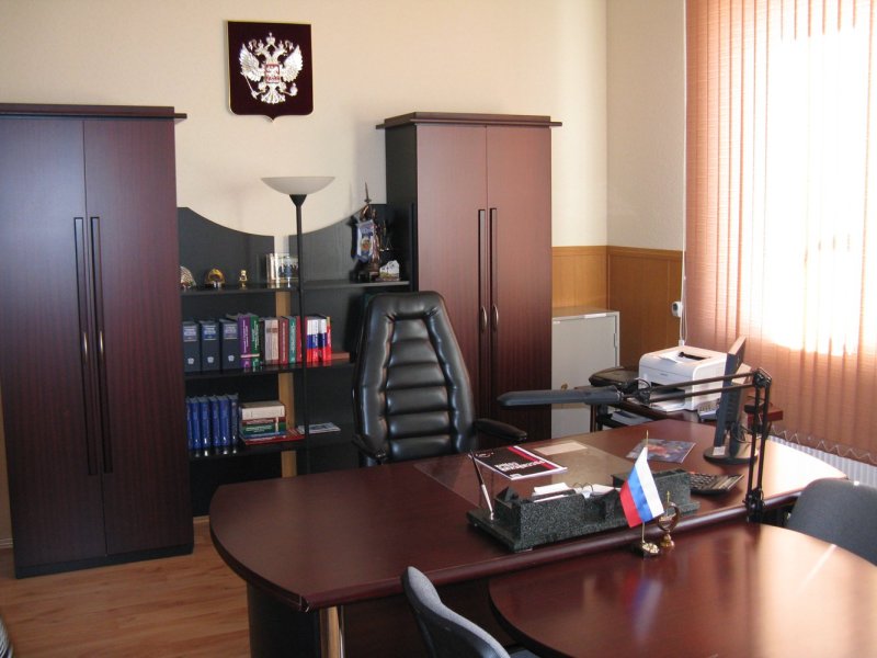 Интерьер кабинета полиции