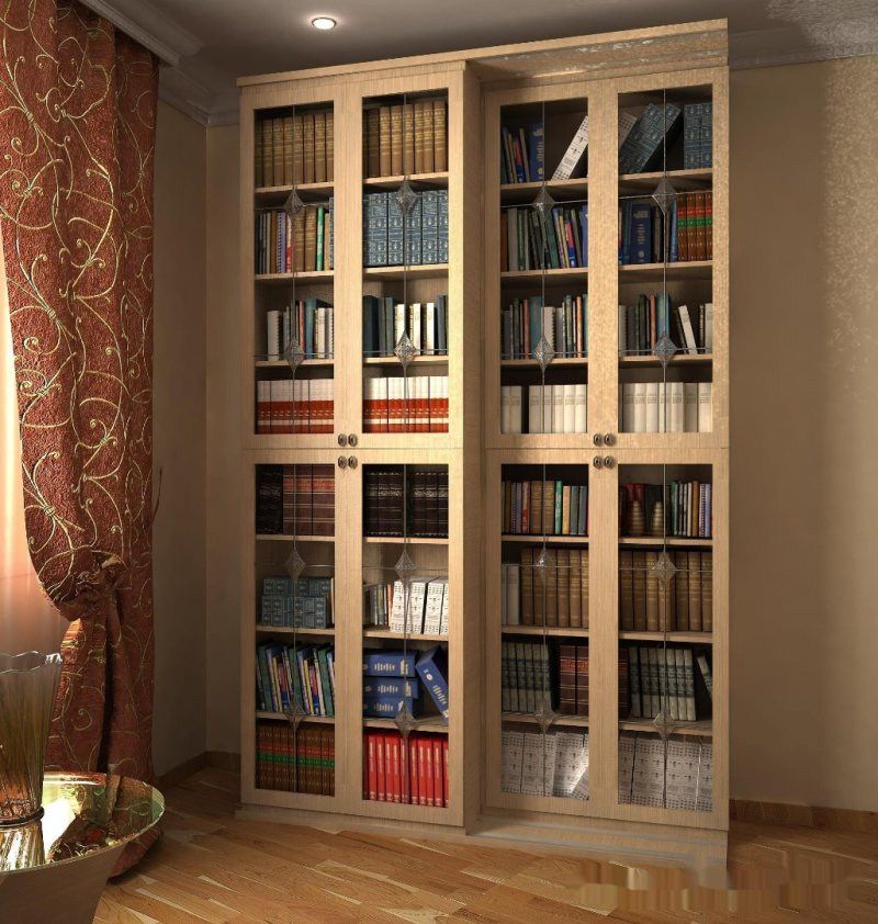 Книжные шкафы для домашней библиотеки