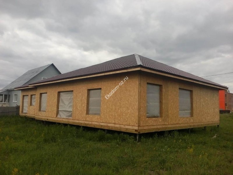 Одноэтажный дом из сип панелей
