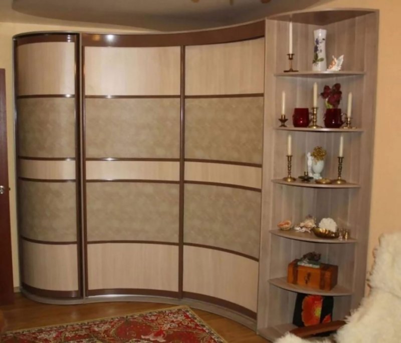 Радиусные шкафы купе