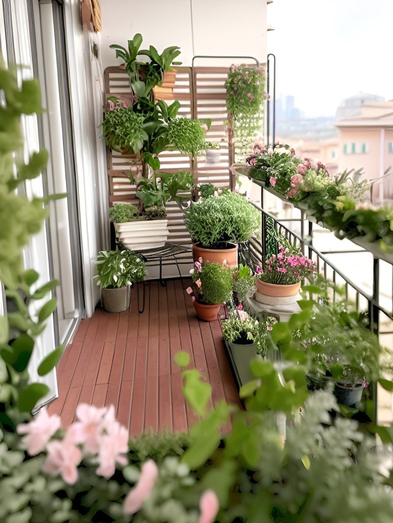 Balkon dekorasyonu