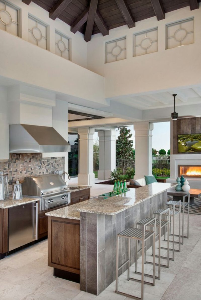 Outdoor kitchen design