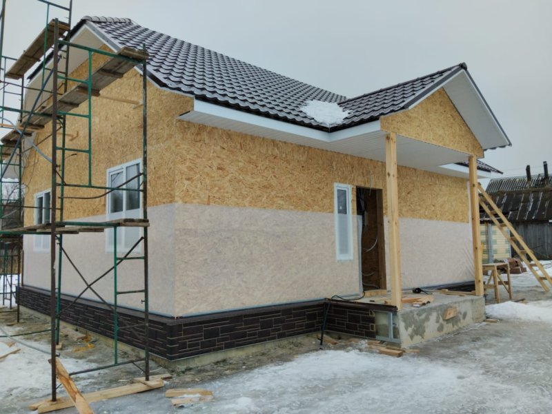 Наружная отделка каркасного дома варианты