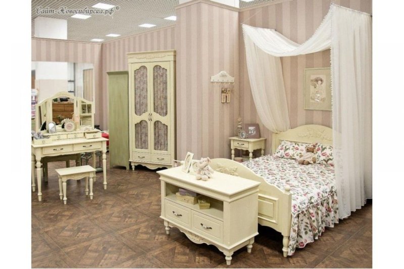 Спальни в стиле прованс