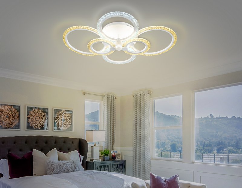 Потолочная светодиодная люстра ambrella light