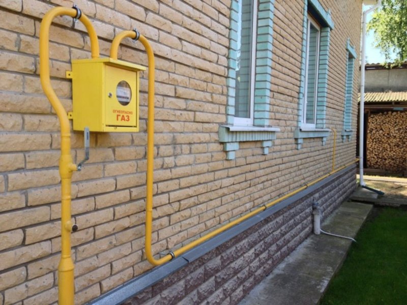 Подвод газа к частному дому